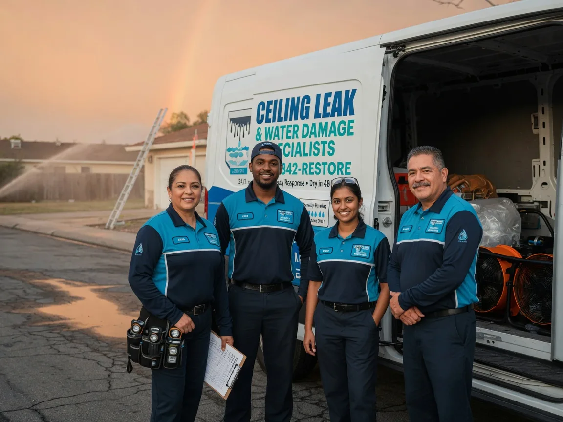 Ceiling Leak Cleanup company in West Granby, CT
