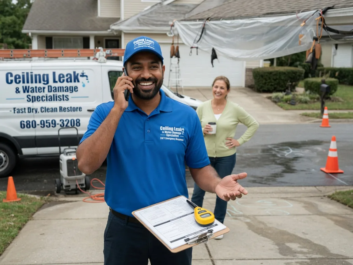 Ceiling Leak Cleanup West Granby, CT FAQs